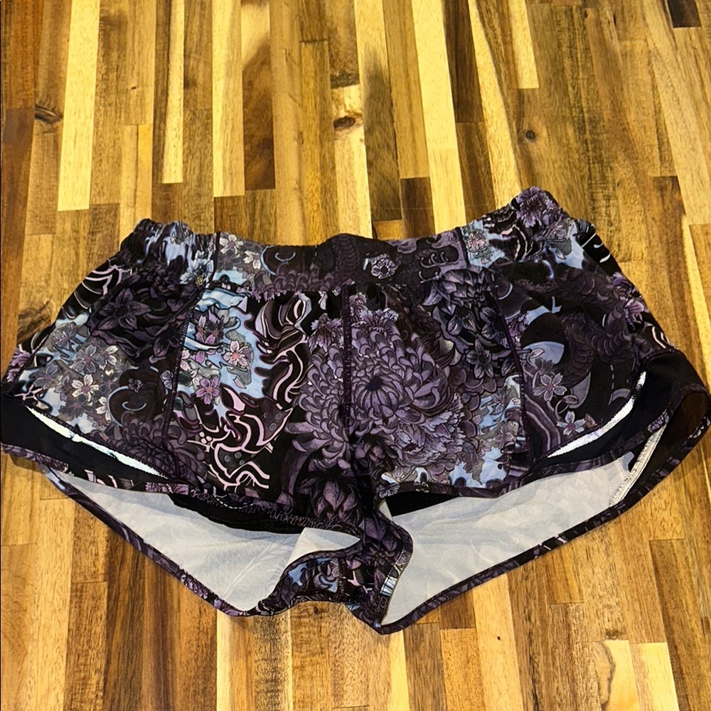 lululemon athletica Floral Athletic Shorts